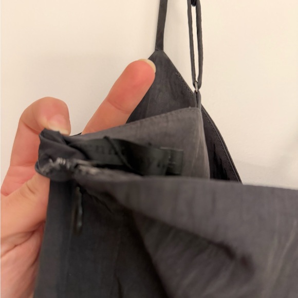 Jenni Kayne - Taffeta Peninsula Dress, charcoal small - Picture 7 of 8